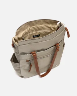 Bolso shopper grande con asa bandolera extraíble
