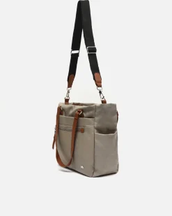Bolso shopper grande con asa bandolera extraíble
