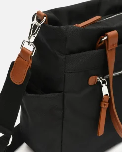 Bolso shopper grande con asa bandolera extraíble