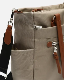 Bolso shopper grande con asa bandolera extraíble