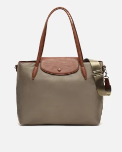 Bolso shopper grande en nylon con bolsillo para portátil 14 pulgadas