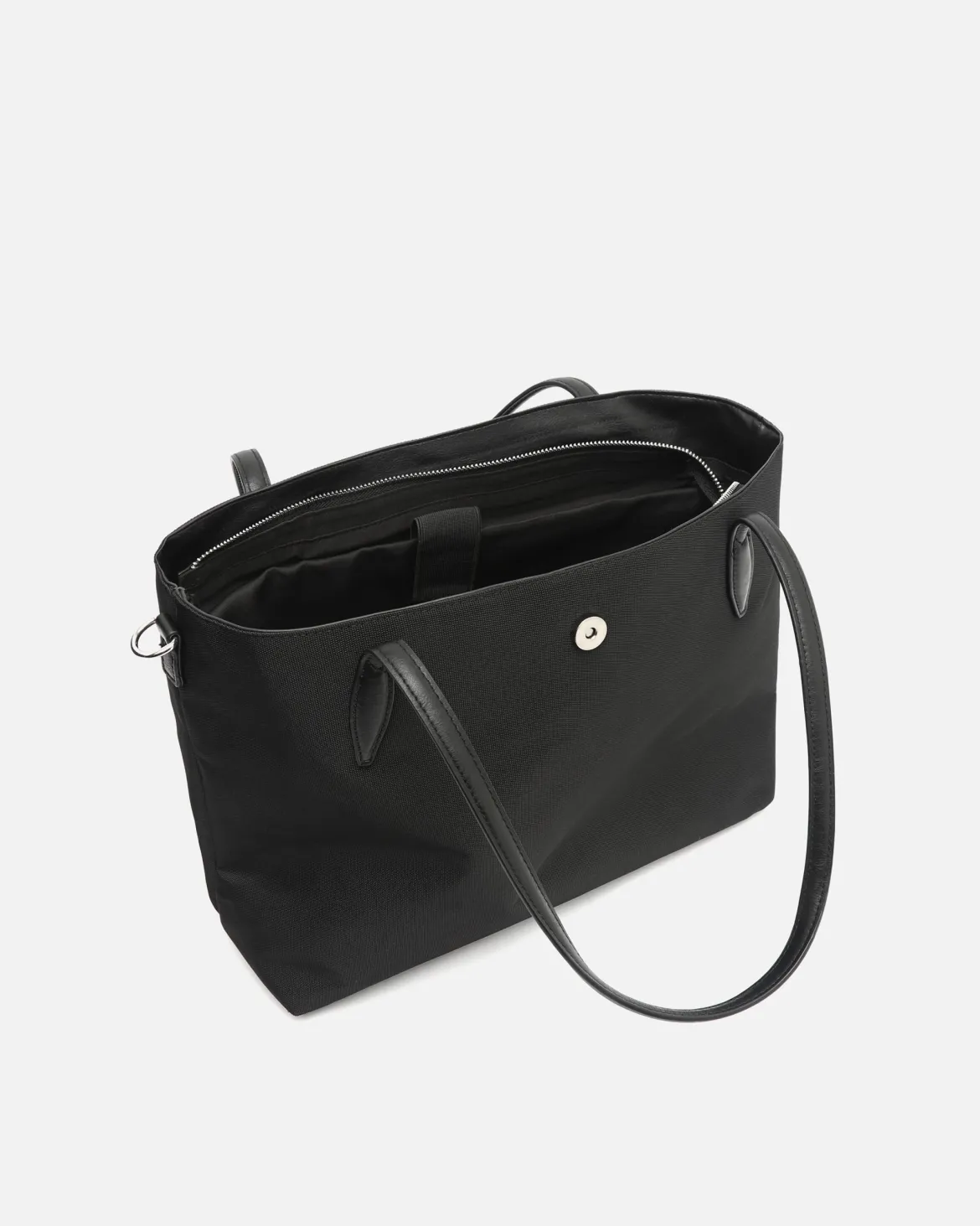 Bolso shopper grande en nylon con bolsillo para portátil 14 pulgadas