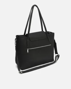 Bolso shopper grande en nylon con bolsillo para portátil 14 pulgadas