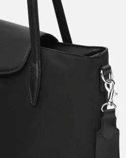 Bolso shopper grande en nylon con bolsillo para portátil 14 pulgadas