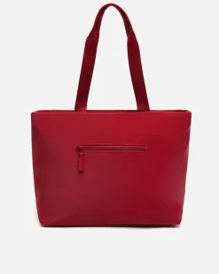 Bolso shopper grande en nylon con bolsillo para portátil 15 pulgadas