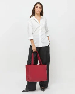 Bolso shopper grande en nylon con bolsillo para portátil 15 pulgadas