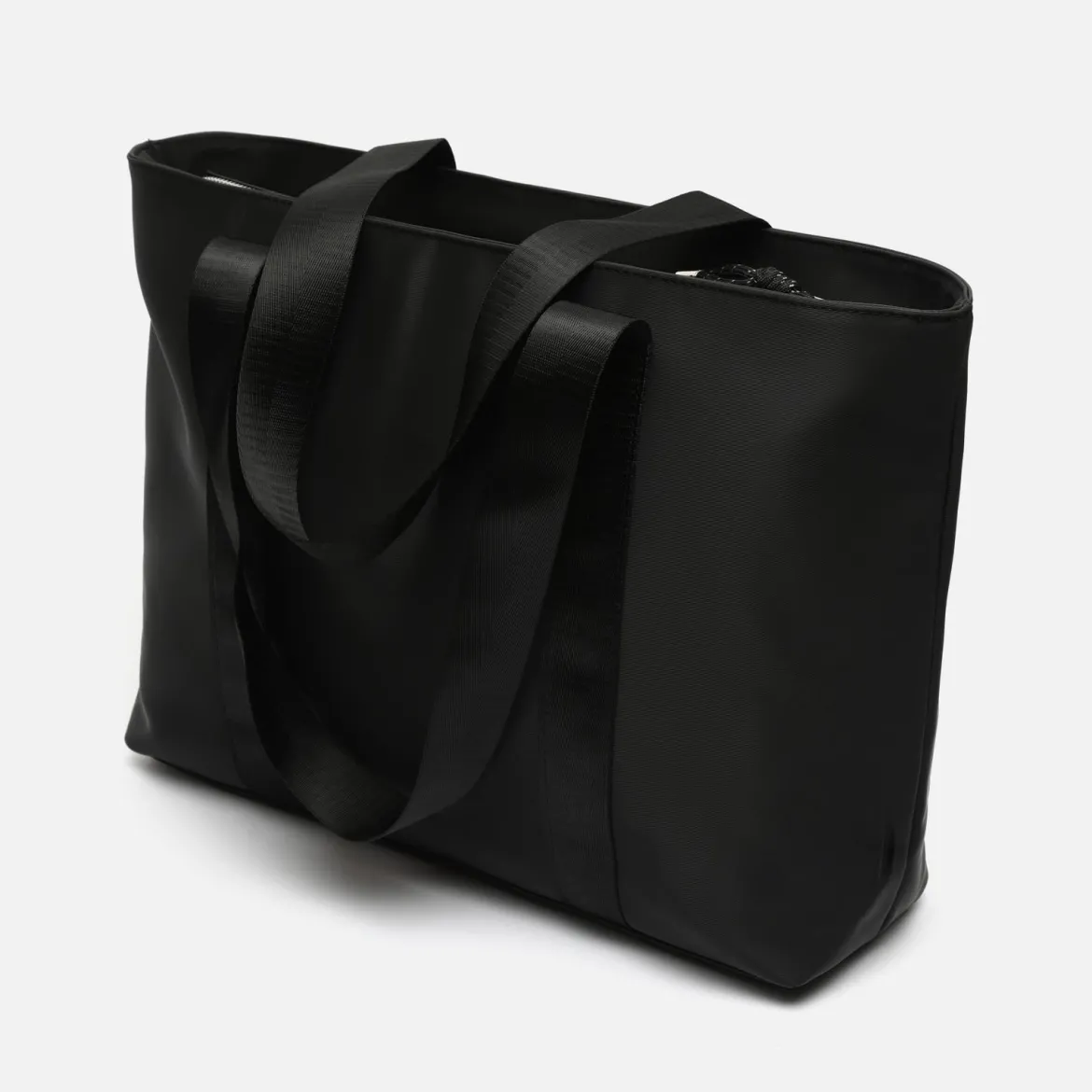 Bolso shopper grande en nylon con bolsillo para tablet