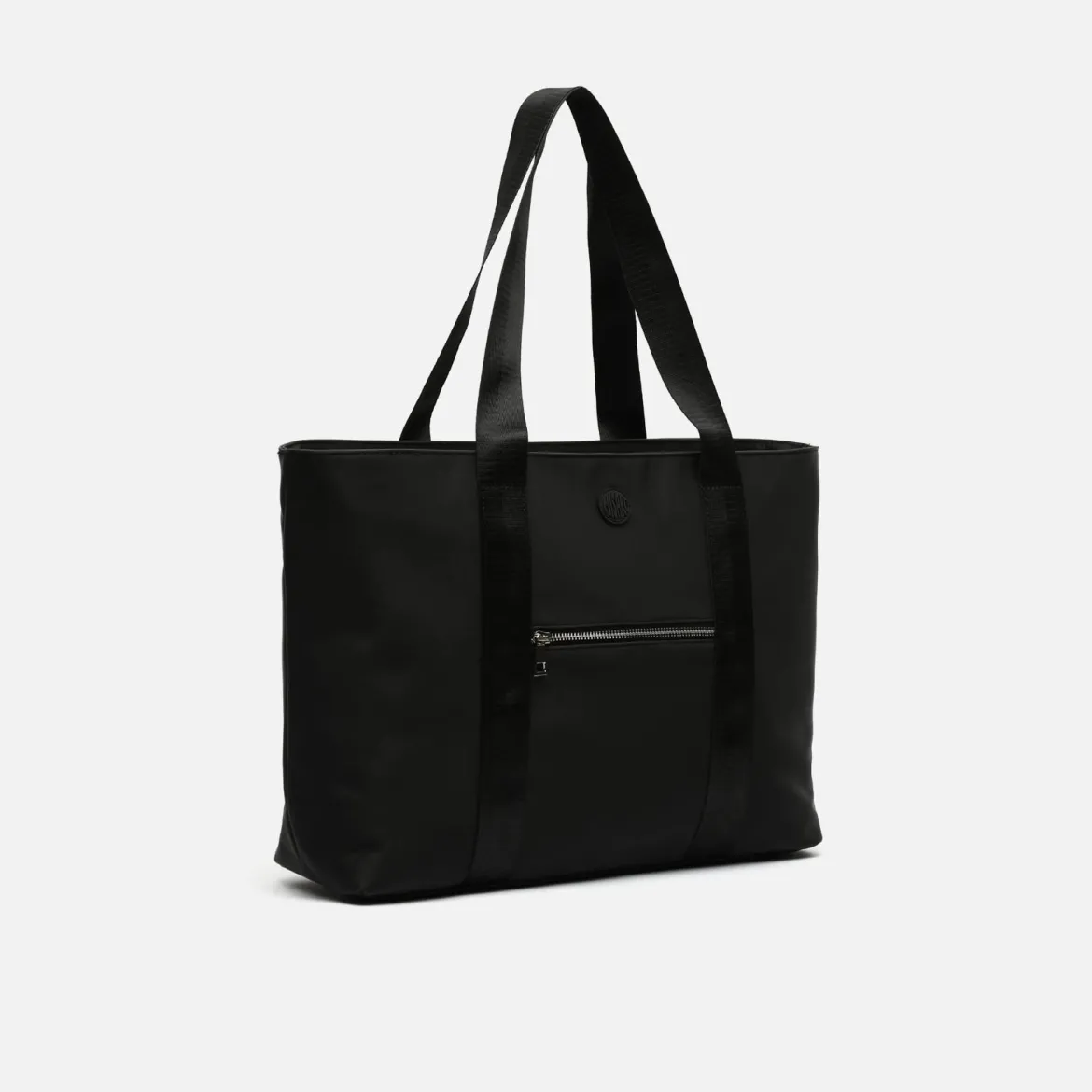 Bolso shopper grande en nylon con bolsillo para tablet