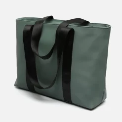 Bolso shopper grande en nylon con bolsillo para tablet