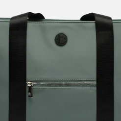 Bolso shopper grande en nylon con bolsillo para tablet