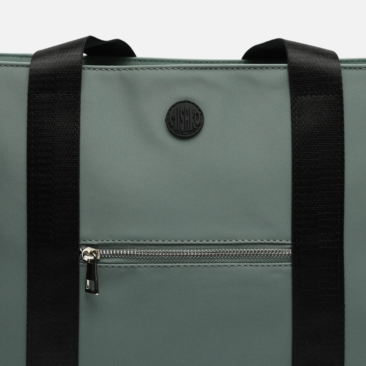 Bolso shopper grande en nylon con bolsillo para tablet