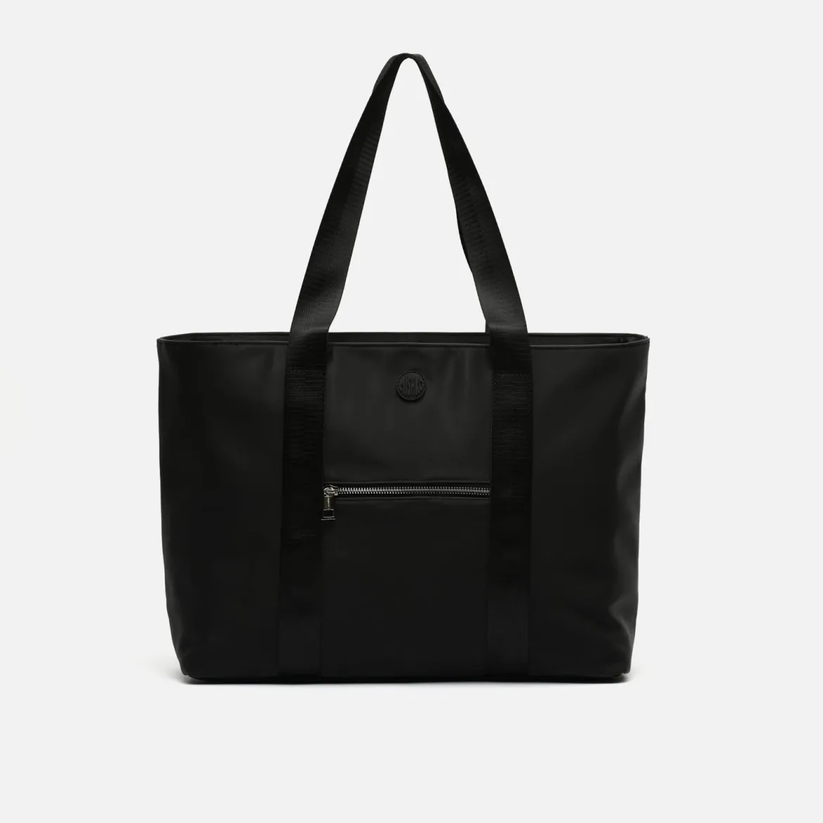 Bolso shopper grande en nylon con bolsillo para tablet