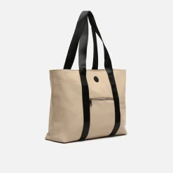 Bolso shopper grande en nylon con bolsillo para tablet