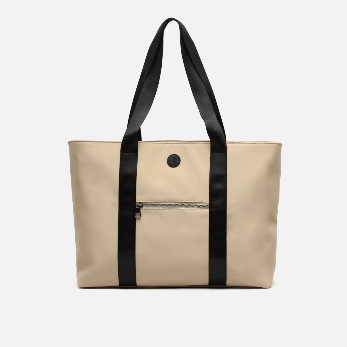 Bolso shopper grande en nylon con bolsillo para tablet