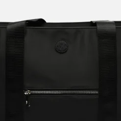 Bolso shopper grande en nylon con bolsillo para tablet