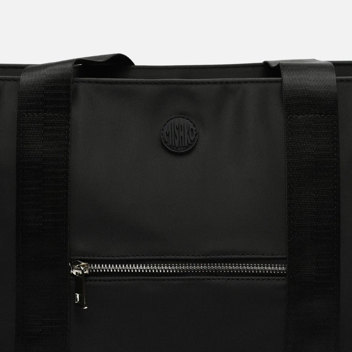 Bolso shopper grande en nylon con bolsillo para tablet