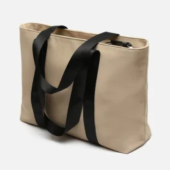 Bolso shopper grande en nylon con bolsillo para tablet