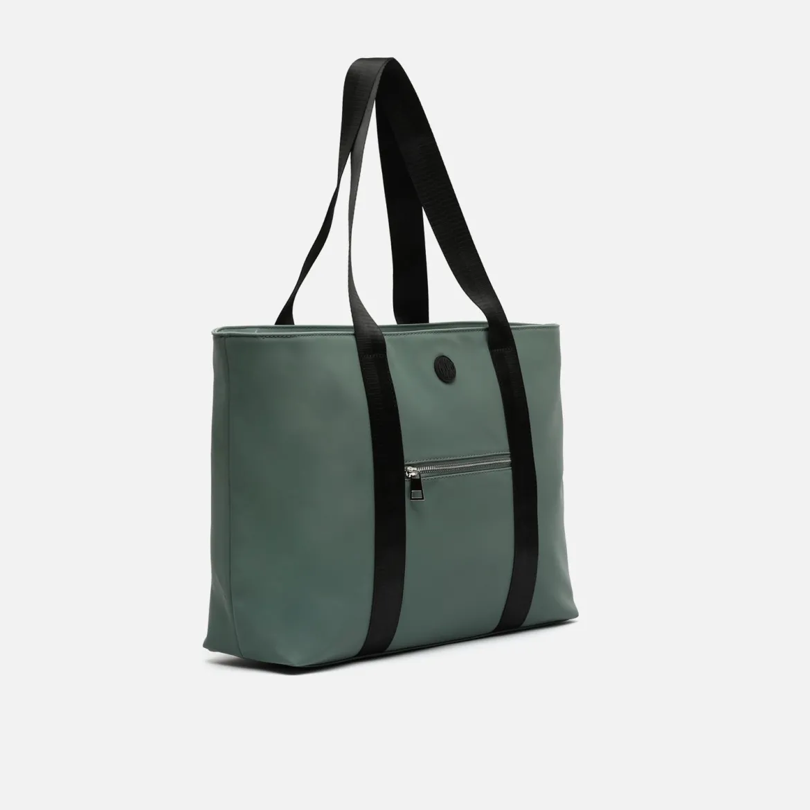 Bolso shopper grande en nylon con bolsillo para tablet