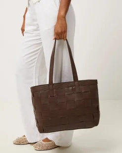 Bolso shopper trenzado