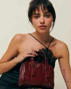 Bolso tote de fiesta pequeño con asa bandolera extraíble