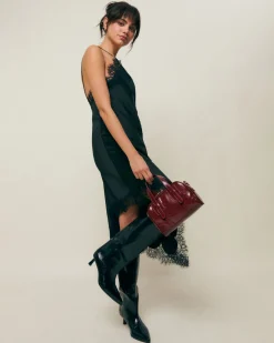 Bolso tote de fiesta pequeño con asa bandolera extraíble
