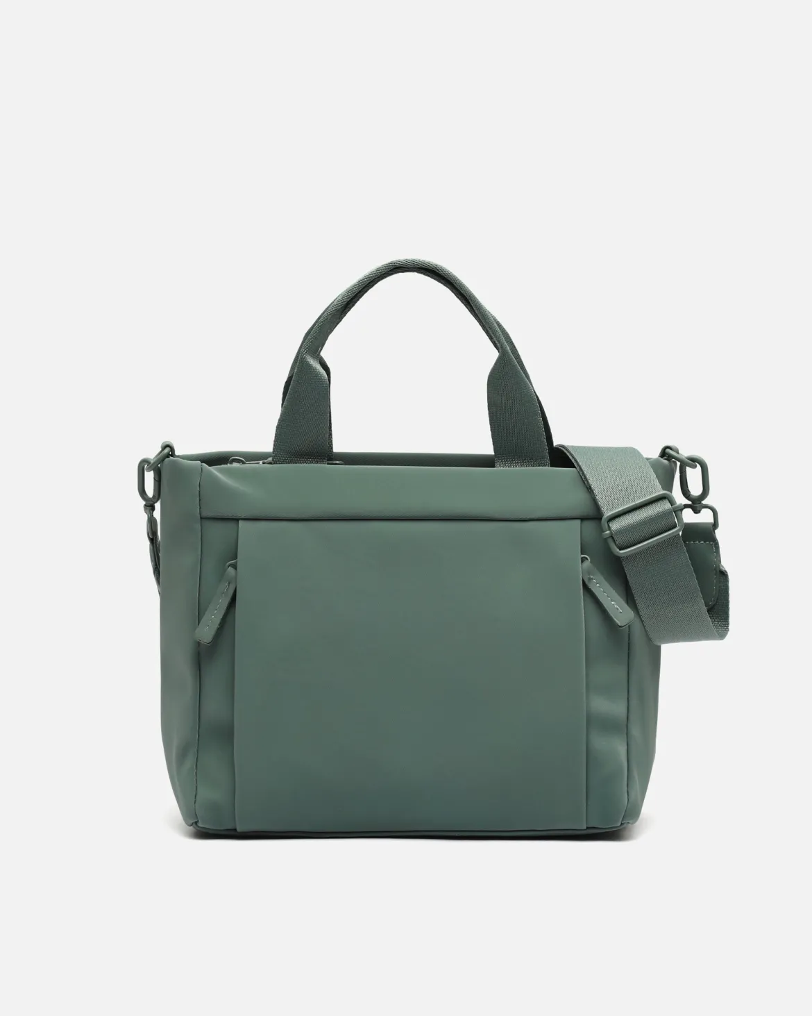 Bolso tote mediano en nylon con asa bandolera extraíble