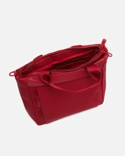 Bolso tote mediano en nylon con asa bandolera extraíble