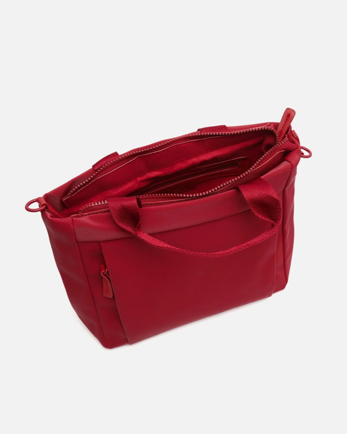 Bolso tote mediano en nylon con asa bandolera extraíble