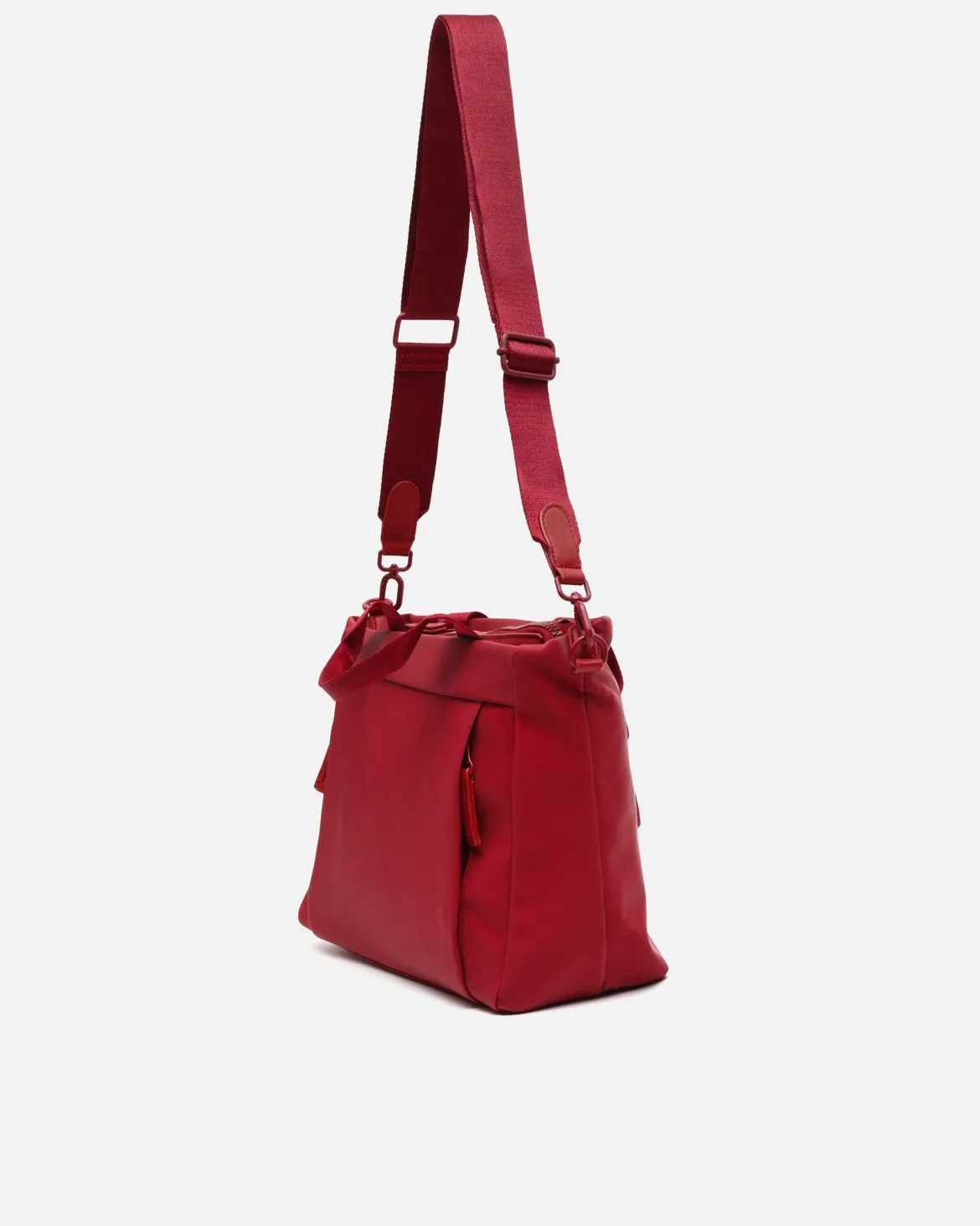 Bolso tote mediano en nylon con asa bandolera extraíble