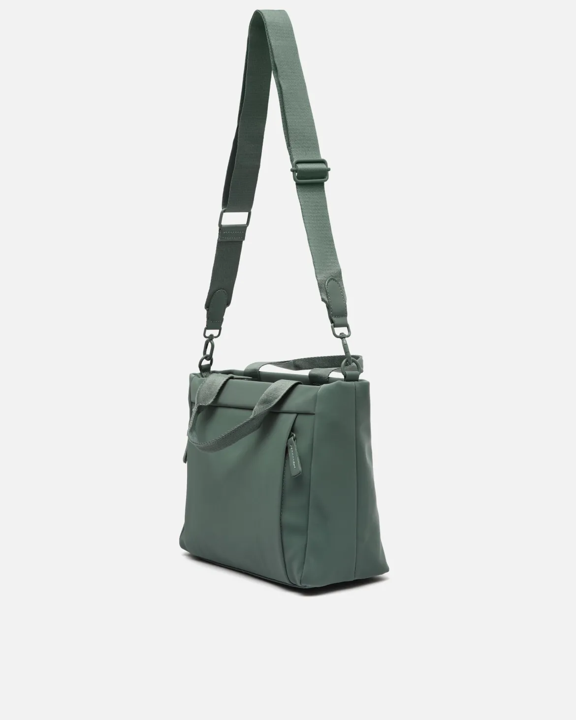 Bolso tote mediano en nylon con asa bandolera extraíble