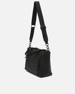 Bolso tote mediano en nylon con asa bandolera extraíble