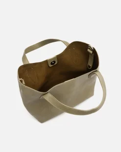 Bolso tote pequeño con neceser y asa bandolera extraíble