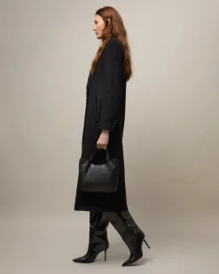 Bolso tote pequeño con neceser y asa bandolera extraíble