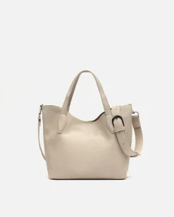 Bolso tote pequeño con neceser y asa bandolera extraíble