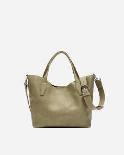 Bolso tote pequeño con neceser y asa bandolera extraíble