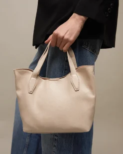 Bolso tote pequeño con neceser y asa bandolera extraíble