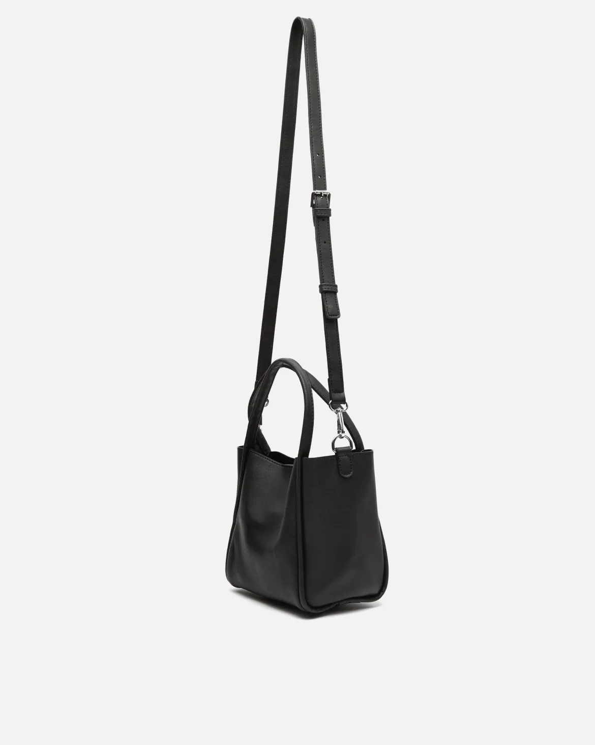 Bolso tote pequeño con neceser y asa bandolera extraíble