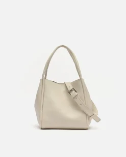 Bolso tote pequeño con neceser y asa bandolera extraíble