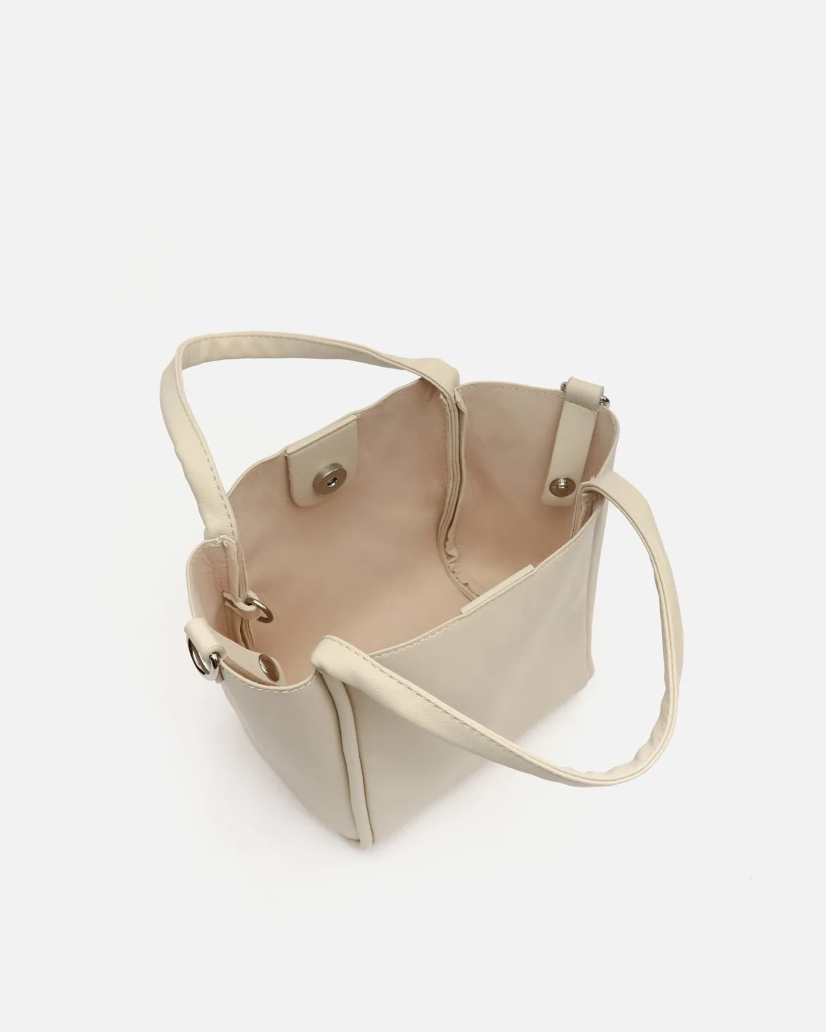 Bolso tote pequeño con neceser y asa bandolera extraíble