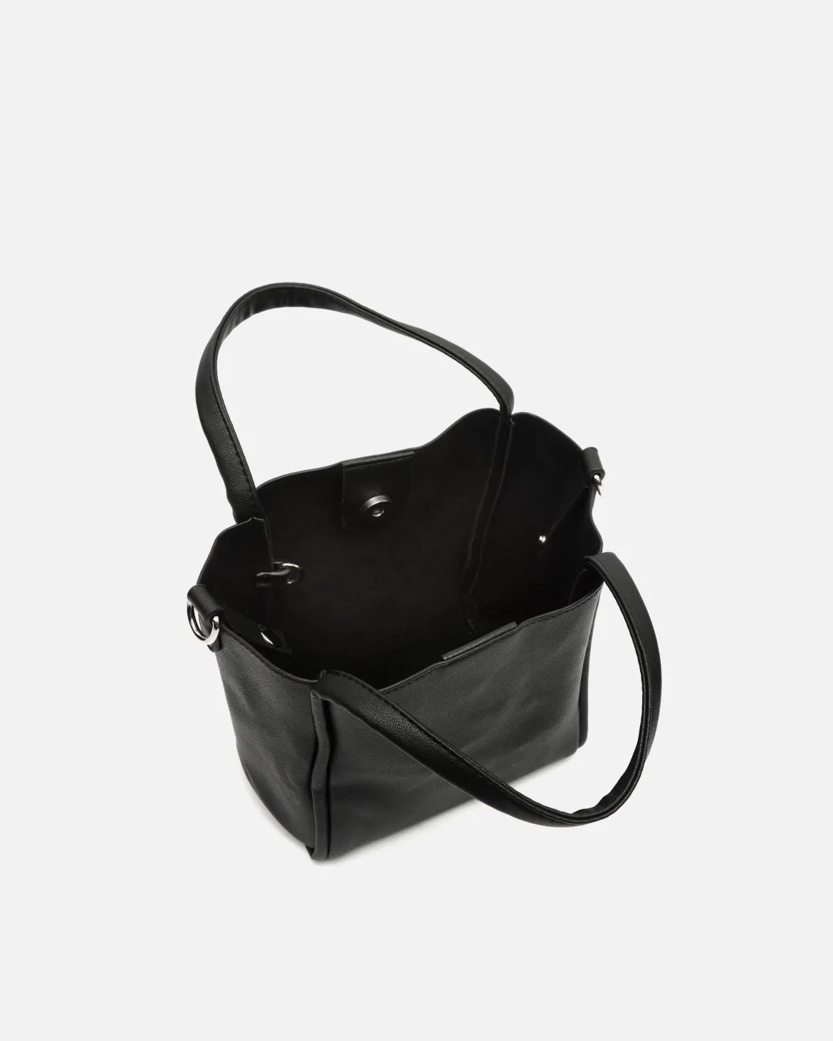 Bolso tote pequeño con neceser y asa bandolera extraíble