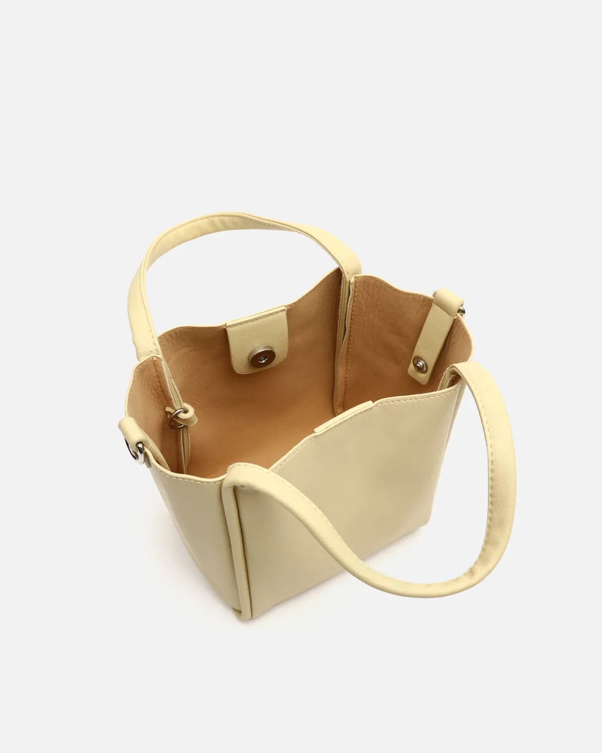 Bolso tote pequeño con neceser y asa bandolera extraíble