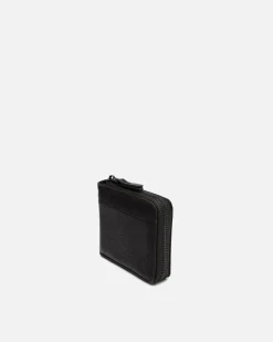 Cartera con cierre de cremallera y compartimento para billetes, tarjetas y monedas
