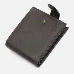 Cartera con compartimento para billetes, tarjetas y monedas con cierre