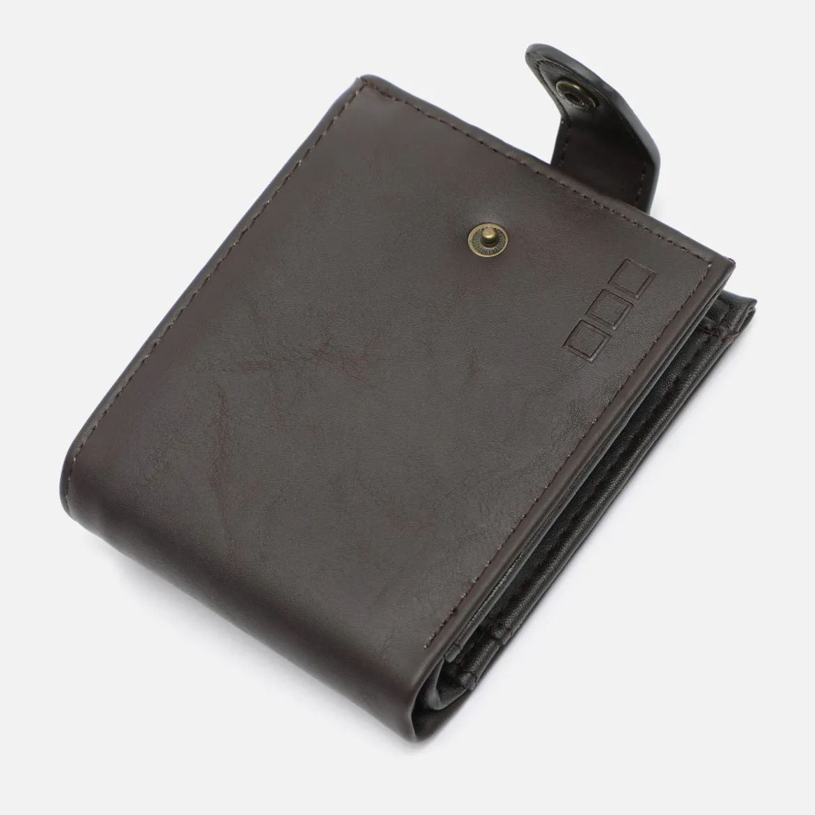 Cartera con compartimento para billetes, tarjetas y monedas con cierre
