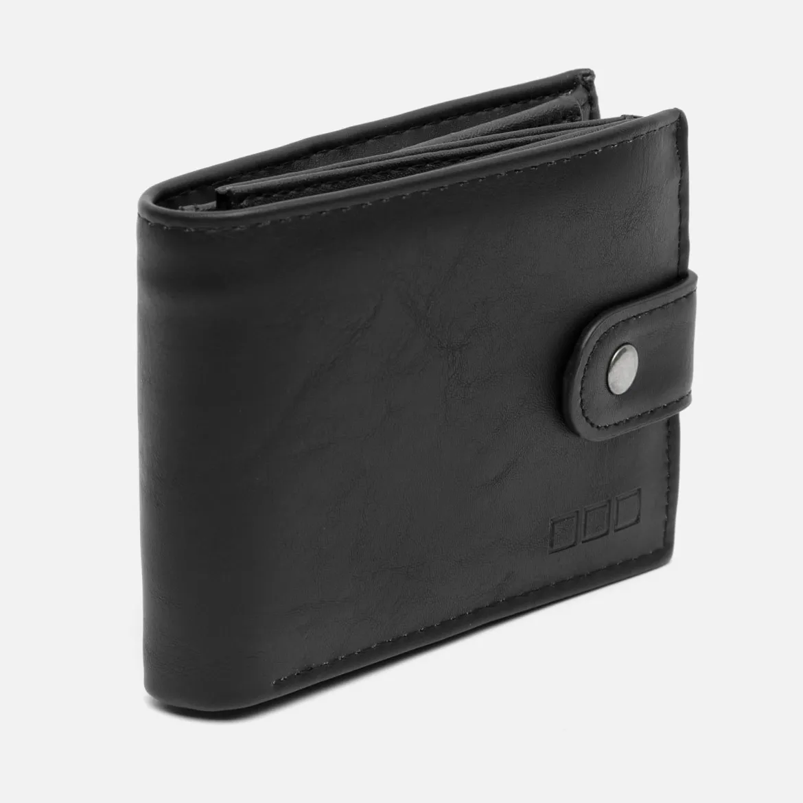 Cartera con compartimento para billetes, tarjetas y monedas con cierre