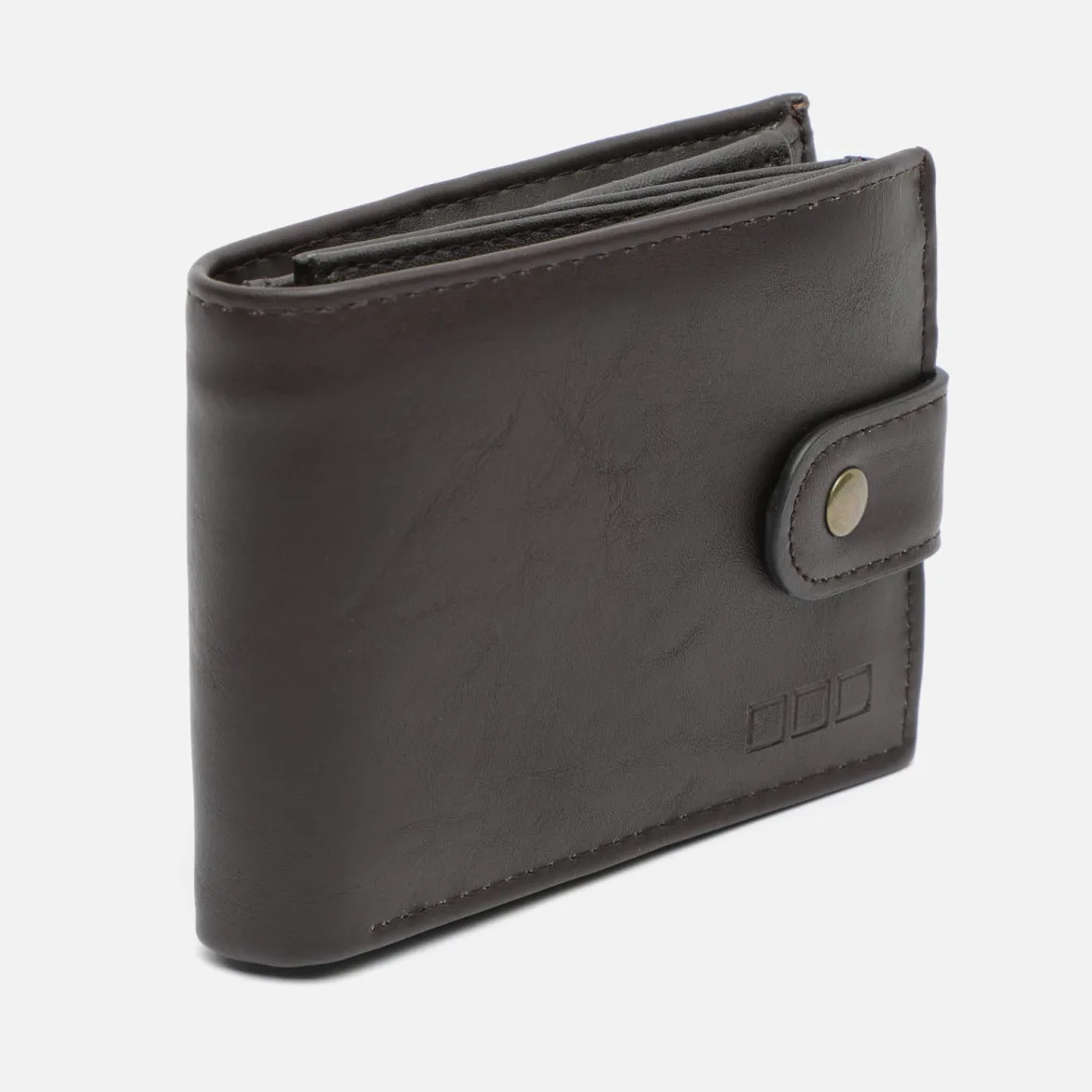 Cartera con compartimento para billetes, tarjetas y monedas con cierre