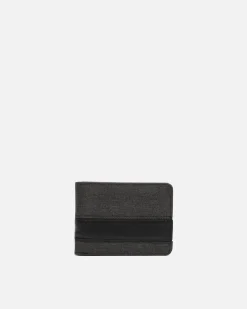 Cartera con compartimento para billetes, tarjetas y monedas