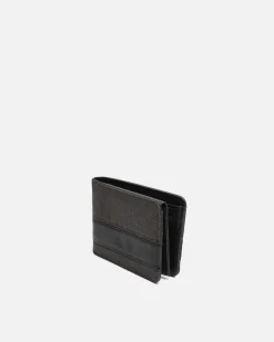 Cartera con compartimento para billetes, tarjetas y monedas