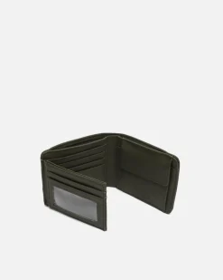 Cartera con compartimento para billetes, tarjetas y monedas