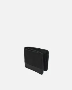Cartera con compartimento para billetes, tarjetas y monedas